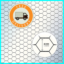 PVC Chicken Wire 1 Meter Tall