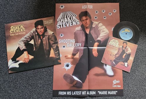 Shakin stevens autographed - stevens, lp