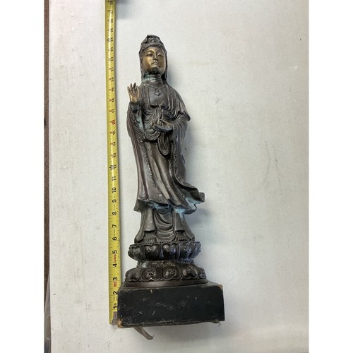 Vintage chinese bronze guan - chinese,