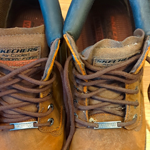 Skechers men leather work - skechers,