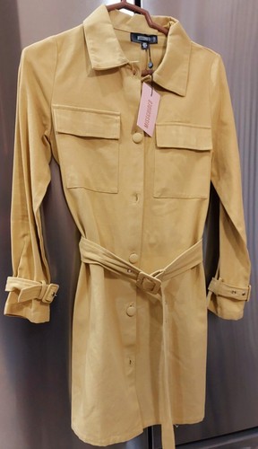 Missguided yellow denim shirt - yellow,