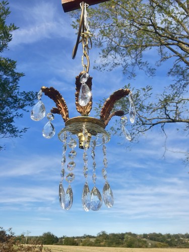 Chandelier brass small - chandelier,