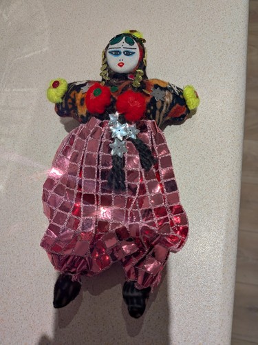 Vintage turkish folk doll - vintage,