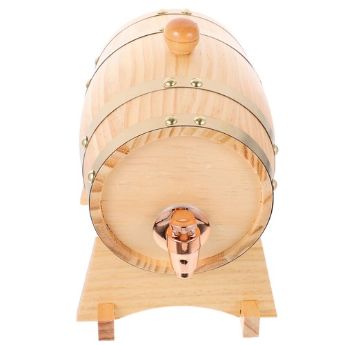 Wooden drink barrel - barrel, household