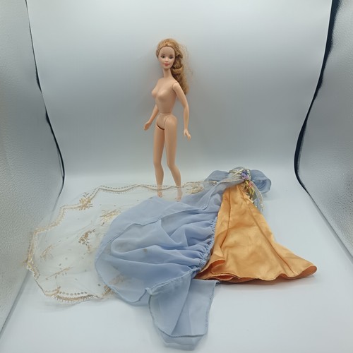 Harpist angel barbie - harpist, doll