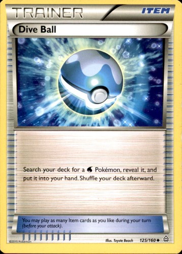 Pokemon primal clash dive - primal, ball