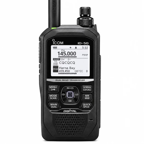 Icom 50e dual band handheld - icom, id-50e