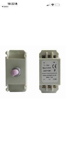Varilight mfp1m1 dimmer - mfp1m1,