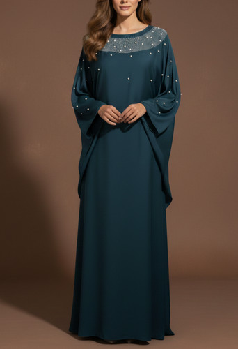 Teal pearl rhinestone - ,