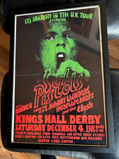 Rare Sex Pistols - Anarchy In The UK Tour Double Sided Folded Poster Framed