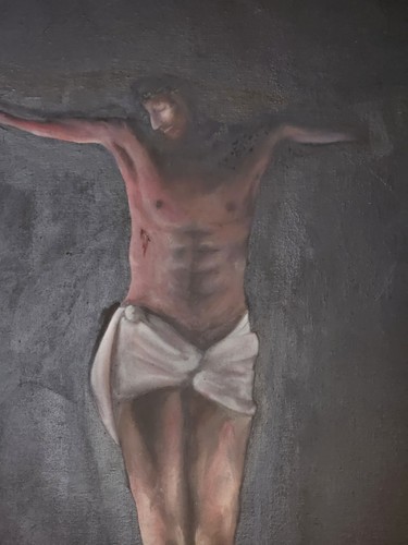 Antique large religious - large,