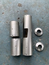 Genuine Suzuki RG 500 Right Rear Silencer Exhaust Sleeve Upper With End Caps