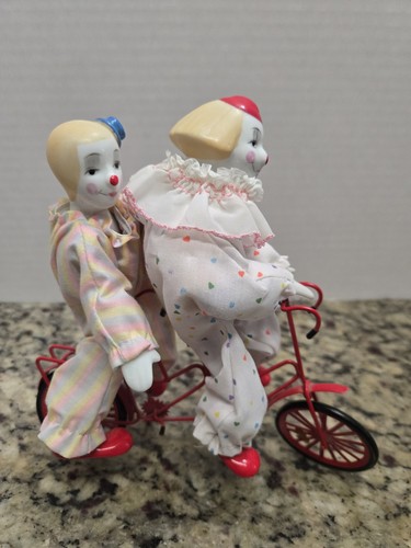 Enesco porcelein clowns - enesco,