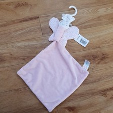 Matalan Pink Baby Butterfly Comfort Blanket Comforter Still Tagged Soother 