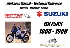 Suzuki dr750s dr750 service - suzuki,