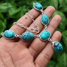 Gift Turquoise Gemstone Chain