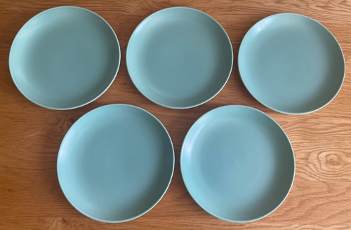 Poole twintone side plates - "twintone",