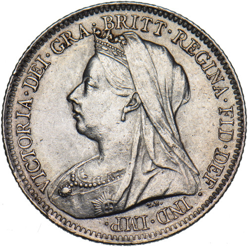 1899 sixpence victoria - 1899,