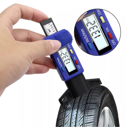 Digital tyre depth gauge - depth, tread