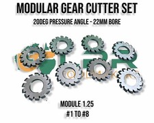 Involute Gear Cutters  Module