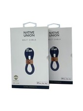 Native Union Belt Cable  For iPhone Marine Blue NEW   MFI Certified