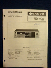 SANYO RD400 /CASSETTE TAPE