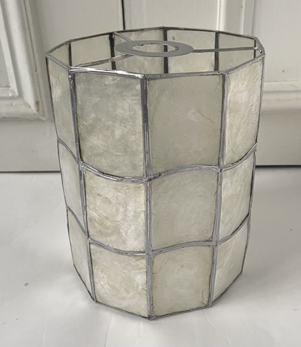 Capiz shell cylinder shape - capiz,