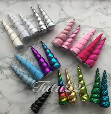 UNICORN HORN 🦄 IDEAL FOR DIY HEADBAND FANCY DRESS CRAFTS GIRLS ADULTS UK SELLER