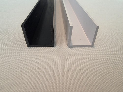 Plastic section channels and - u,