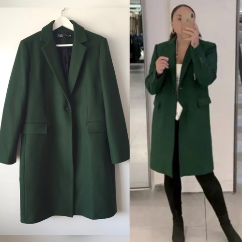 Zara manteco bottle green - bottle, coat