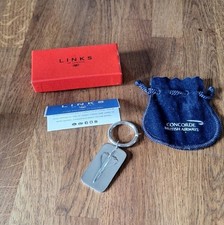 British Airways Concorde - NEW Links of London, Sterling Silver Keyring