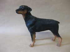 Doberman Pinscher Dog Figure / Ornament ~ Leonardo Collection ~ 5 1/2" ~ 14 cm
