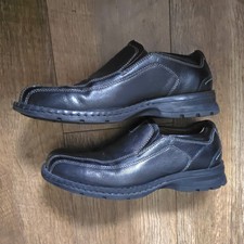 95i Black Dockers Mens Size 8 Agent Loafers Shoes Slip On Leather Prostyle