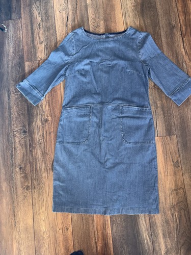 Boden blue denim dress tunic - denim,