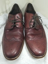 Joseph Abboud Brogue Oxford Wingtip Brown Mens Dress Shoe K125B Size 13B