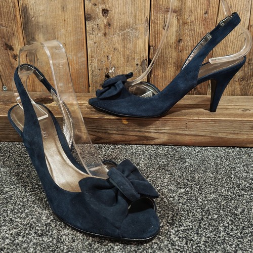 Phase eight navy blue suede - navy,