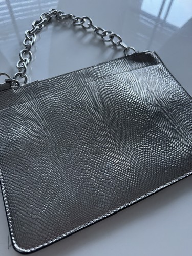 Envelope clutch silver bag - clutch,
