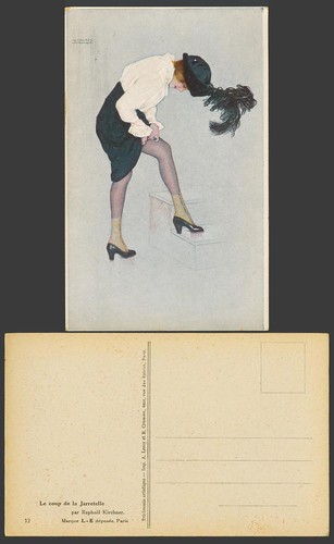 Raphael kirchner old postcard - old,