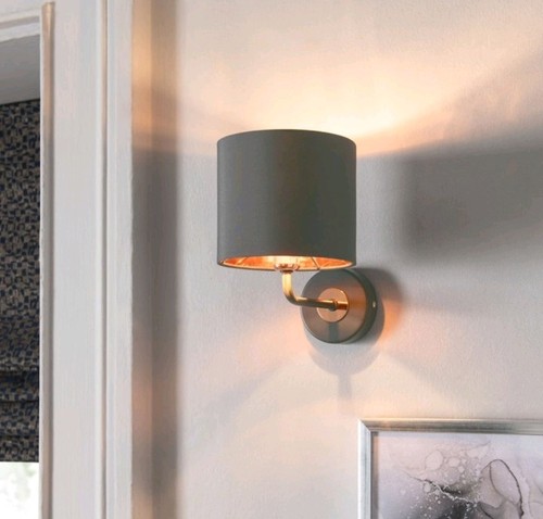 Next rico grey charcoal wall - charcoal,