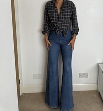 Uniqlo Flannel Shirt LumberJack Shirt Checked Plaid Grunge grey white black 