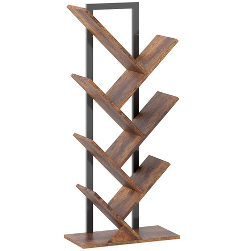 Six section tree bookcase - tree,