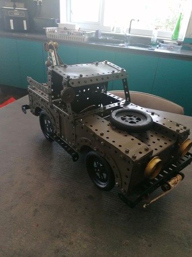 Vintage meccano land rover - land, tow