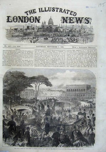 Original old antique print - original,