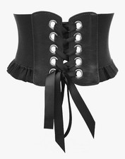 Leather Elastic Waist Belts