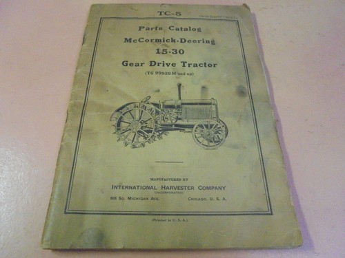 Vintage 1929 mccormick deering - vintage,