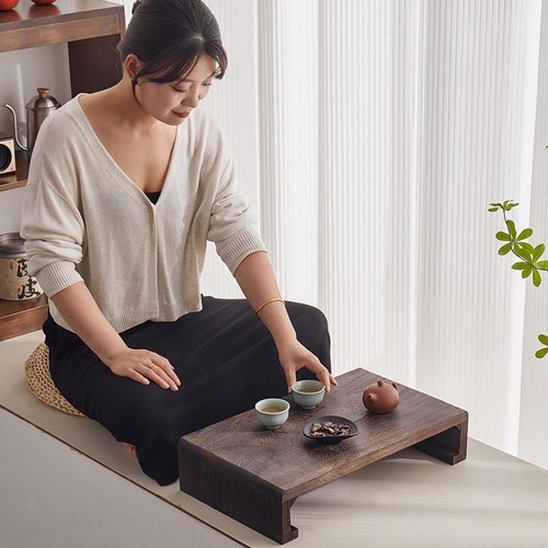 Chinese tea floor table - chinese, altar