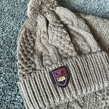 UGG Knitted Pom Pom Hat And Scarf Set