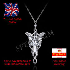 Lord of the Rings Hobbit Arwen Evenstar Pendant Necklace Jewellery 3 Colours