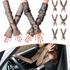 Women Long Fingerless Lace