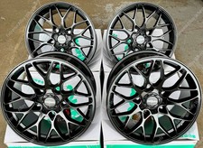 19" Black SGN Alloy Wheels Fits Renault Clio Espace Megane Laguna Kangoo 5x108